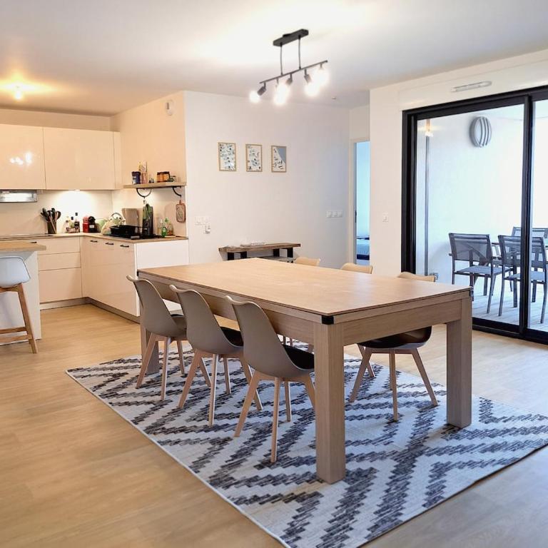 Grand appartement de 90m2 à 200m de la plage - Apartment mit 2 Schlafzimmern und Terrasse - 1
