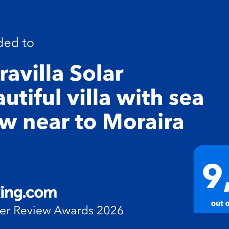 Maravilla Solar Beautiful villa with sea view near to Moraira - Villa de 3 dormitorios - 2