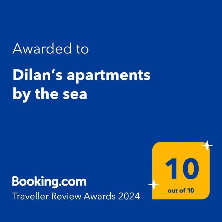 Dilan apartments by the sea - Apartman sa 2 Spavaće Sobe, Balkonom i Pogledom na More - 9