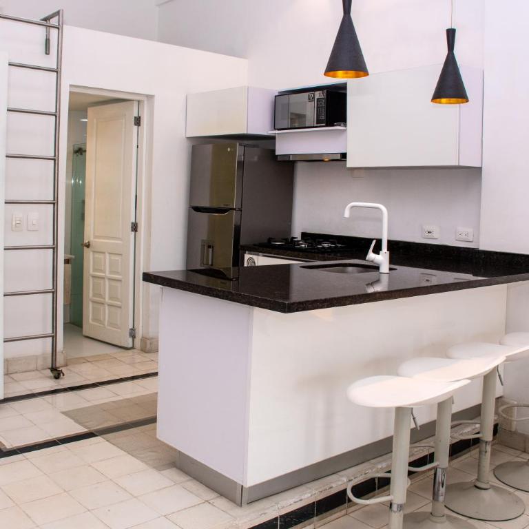 Estudio encantador Balcón con piscina Santo Domingo - One-Bedroom Apartment - 3