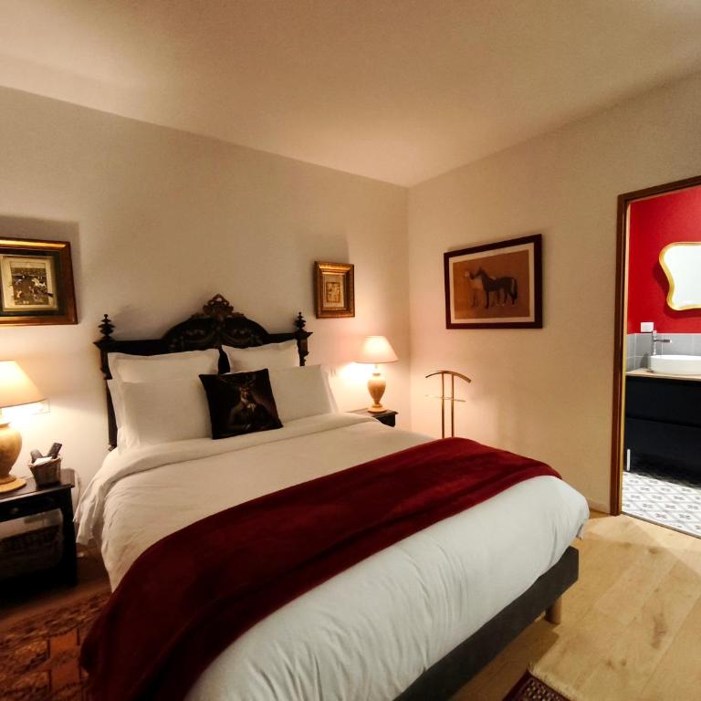 VILLA ADOYA Chambre d'hôtes Aigues-Mortes intra muros au calme climatisation réversible PISCINE WIFI ascenseur PARKING gratuit - Chambre Double Deluxe - 7