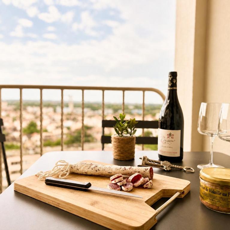 " Vue Pyrénées " Terrasse - Wifi - Linge Fourni - Appartement 2 Chambres avec Balcon - 5
