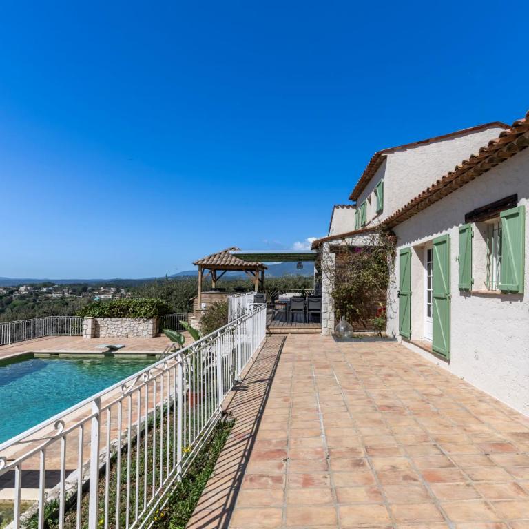 Panorama des Anges - Villa familiale vue mer, piscine, bassin enfant - Villa - 22