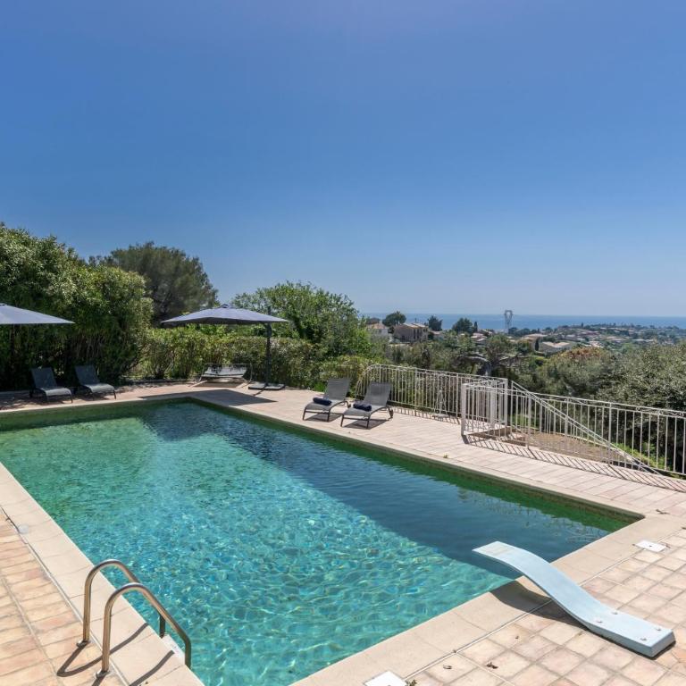 Panorama des Anges - Villa familiale vue mer, piscine, bassin enfant - Villa - 28