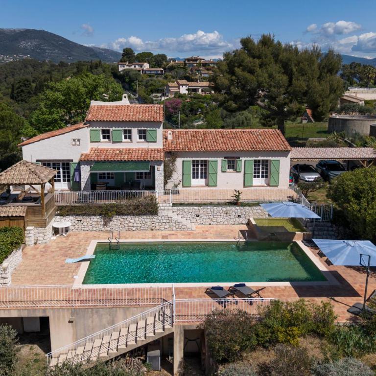 Panorama des Anges - Villa familiale vue mer, piscine, bassin enfant - Villa - 26