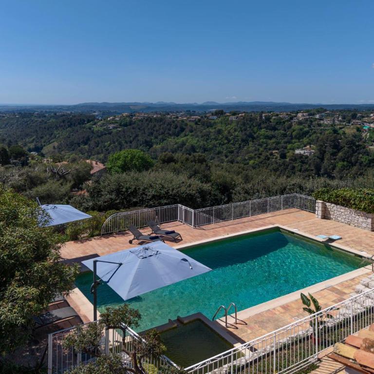 Panorama des Anges - Villa familiale vue mer, piscine, bassin enfant - Villa - 34