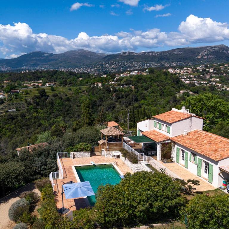 Panorama des Anges - Villa familiale vue mer, piscine, bassin enfant - Villa - 32