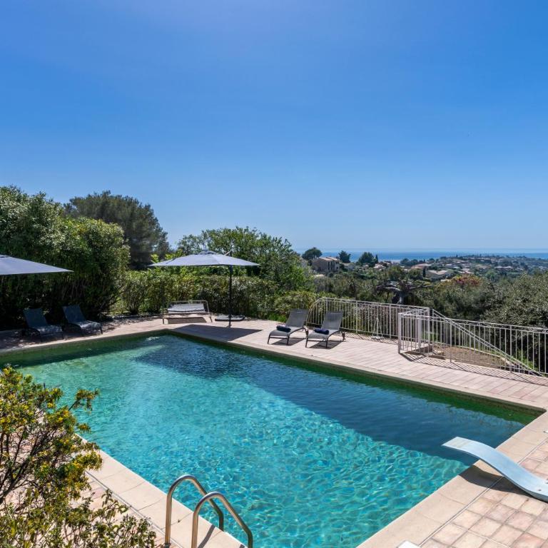 Panorama des Anges - Villa familiale vue mer, piscine, bassin enfant - Villa - 43