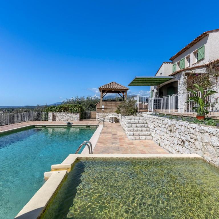 Panorama des Anges - Villa familiale vue mer, piscine, bassin enfant - Villa - 45