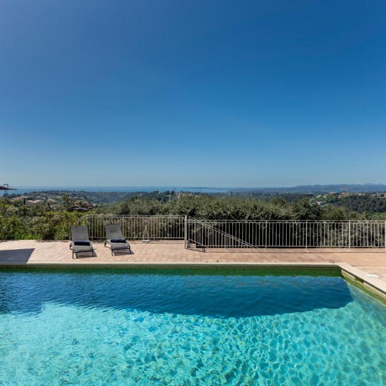 Panorama des Anges - Villa familiale vue mer, piscine, bassin enfant - Villa - 54