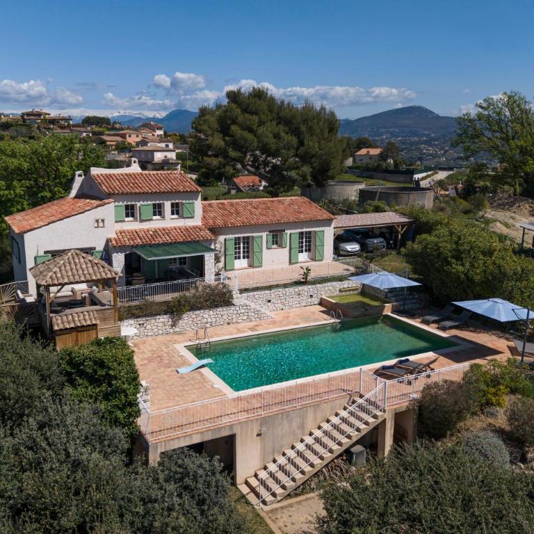 Panorama des Anges - Villa familiale vue mer, piscine, bassin enfant - Villa - 59