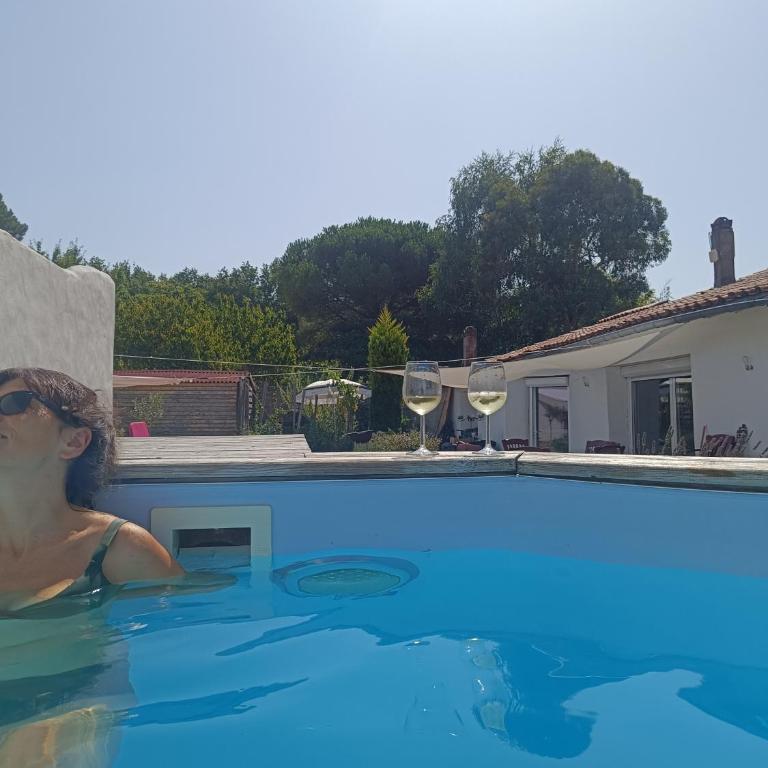 Villa atypique climatisée avec piscine chauffée - Villa - 6