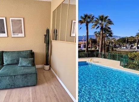 Sunny Cactus Saint Raphael Piscine 4 personnes Port Santa Lucia - Apartamento de 1 dormitorio - 16