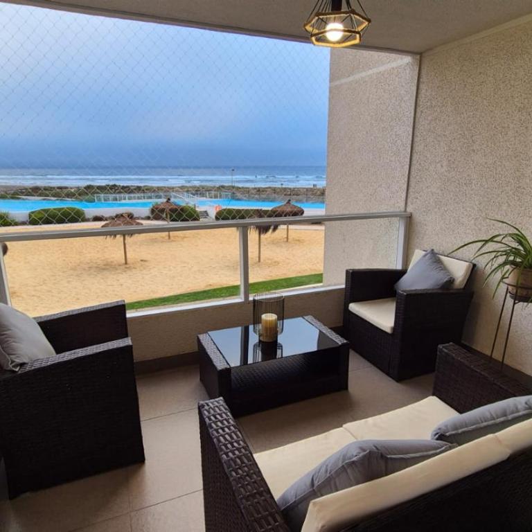 Depto 1 Dorm Frente al Mar y Laguna Cristalina - One-Bedroom Apartment - 13