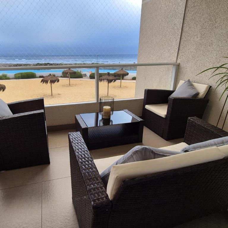 Depto 1 Dorm Frente al Mar y Laguna Cristalina - One-Bedroom Apartment - 15