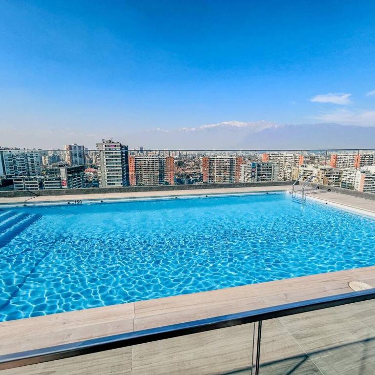 Depto. con Gym de 3 Pisos y Piscina. Ñuñoa - Apartment - 4