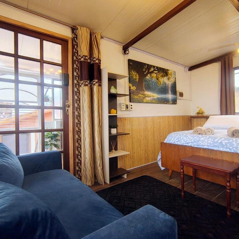 Loft with office, balcony, and grill - Apartamento de 1 dormitorio - 36