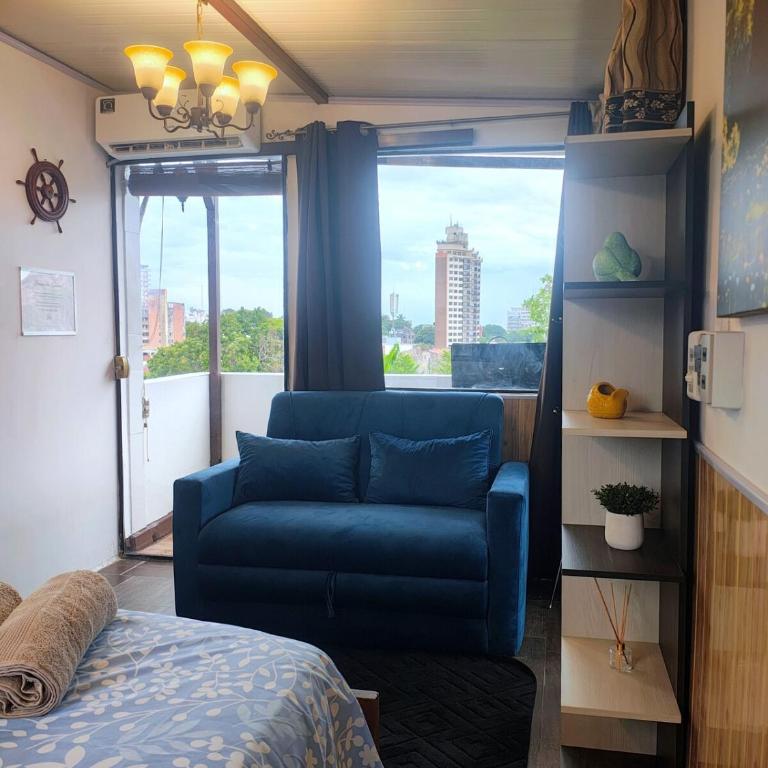 Loft with office, balcony, and grill - Apartamento de 1 dormitorio - 42
