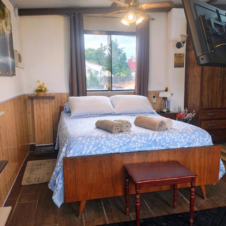 Loft with office, balcony, and grill - Apartamento de 1 dormitorio - 47