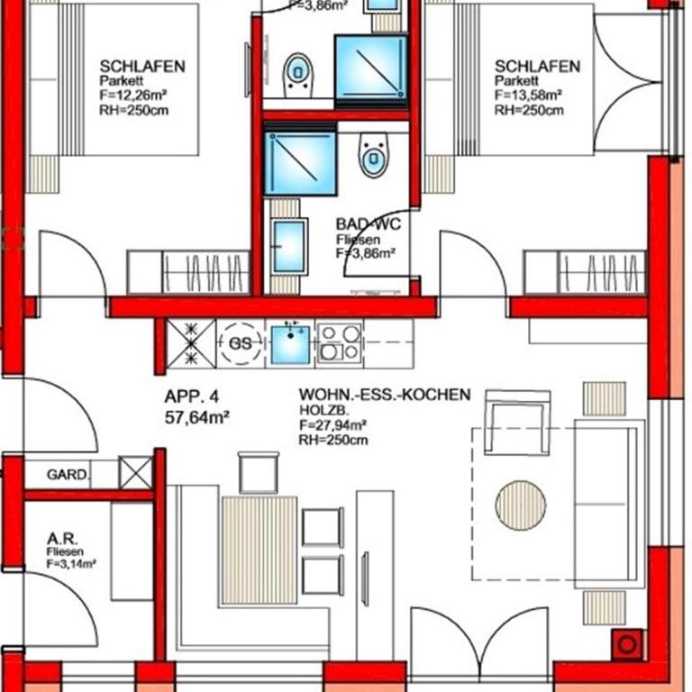 Appartements Die Rifflerin - Two-Bedroom Apartment - 9