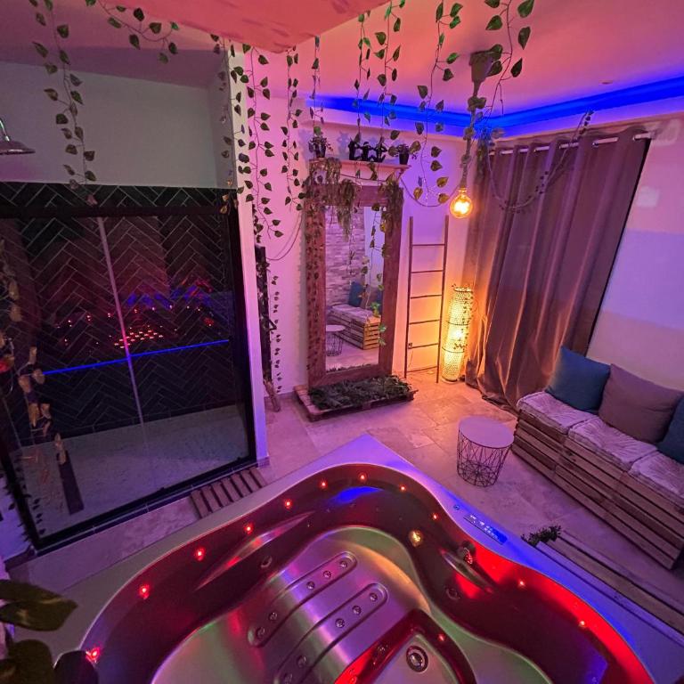 Love room - Jacuzzi - Netflix - Clim - 3min train station - One-Bedroom Apartment - 5