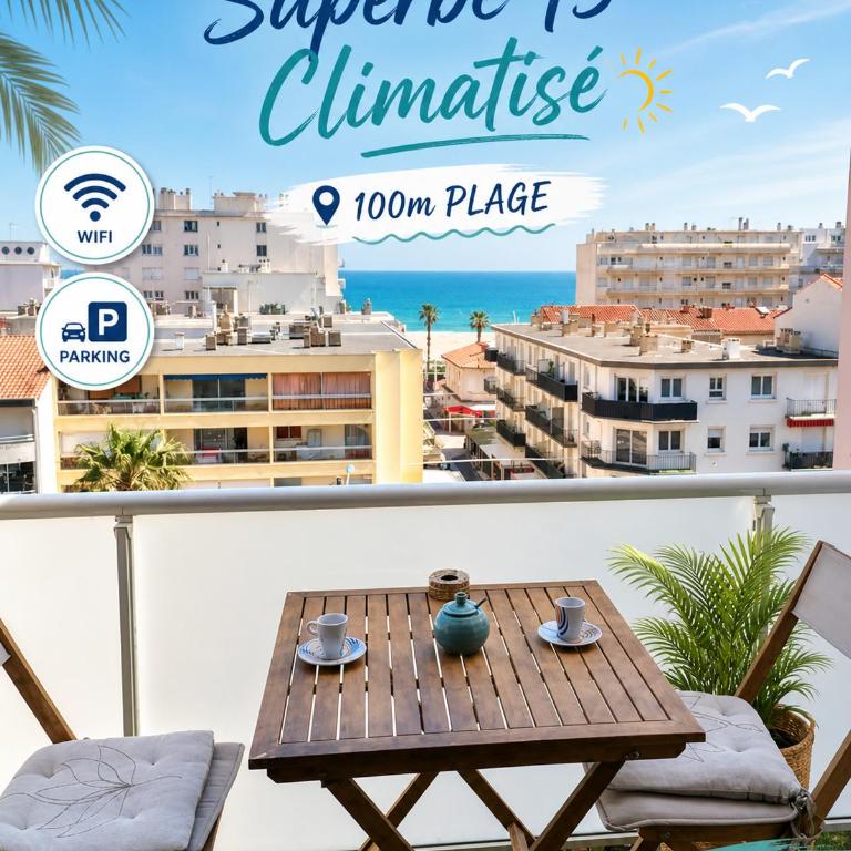 T3 Climatisé à 150m de la plage - Apartamento de 2 dormitorios - 1