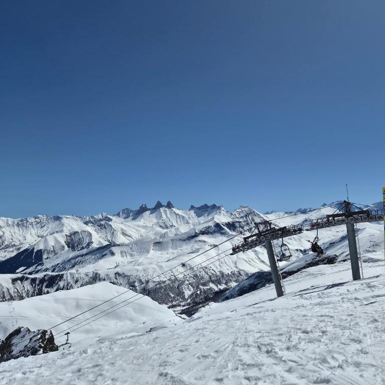 Lunik - Ski pieds, Rando Le Corbier - Appartement 1 Chambre Supérieur avec Balcon - 33