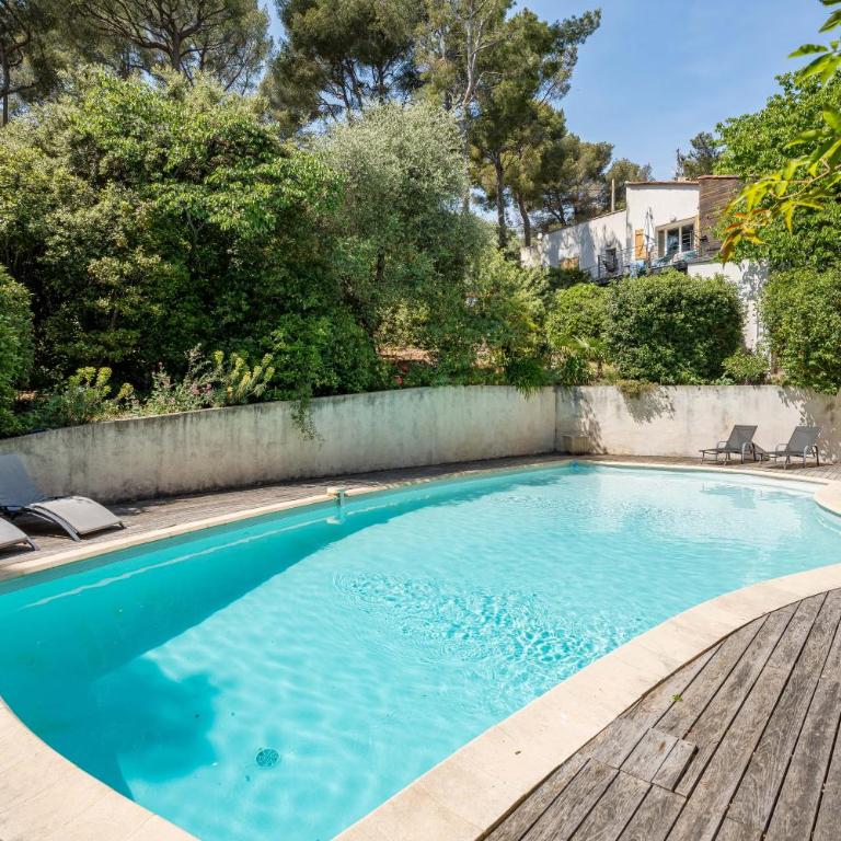 Chez Françoise par Dodo-a-Cassis - Apartamento de 2 dormitorios con vistas al jardín - 7