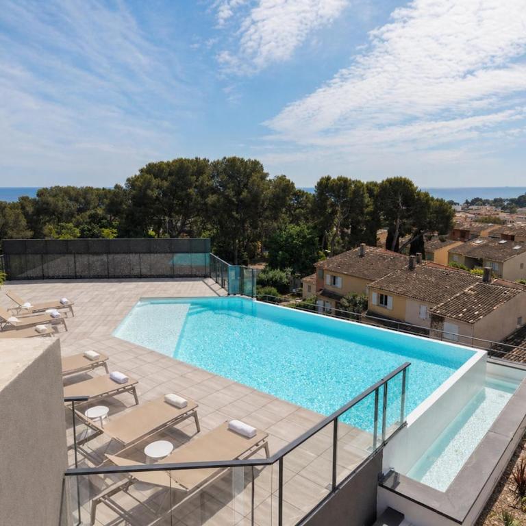 Casa Loubet - Rez-de-jardin avec piscine rooftop, salle de sport & parking privé - BY AURAconciergerie - Apartamento de 1 dormitorio con jardín - 10