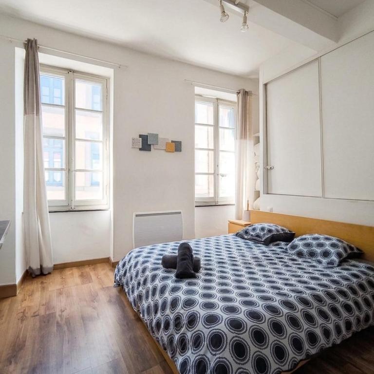Le Soleil du pont vieux - Appartement avec terrasse - Wi-Fi - Proche cité médiévale - Apartment mit 1 Schlafzimmer - 3