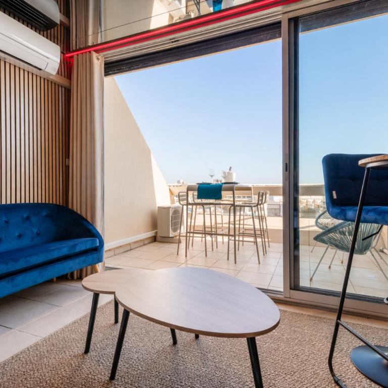 Cap Paradize - Vue Mer - Heliopolis - Parking - Climatisation - Village Naturiste - Apartment mit 1 Schlafzimmer - 5