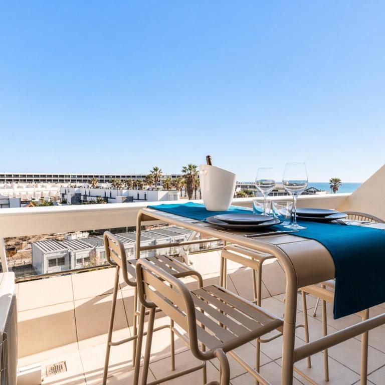 Cap Paradize - Vue Mer - Heliopolis - Parking - Climatisation - Village Naturiste - Apartment mit 1 Schlafzimmer - 4