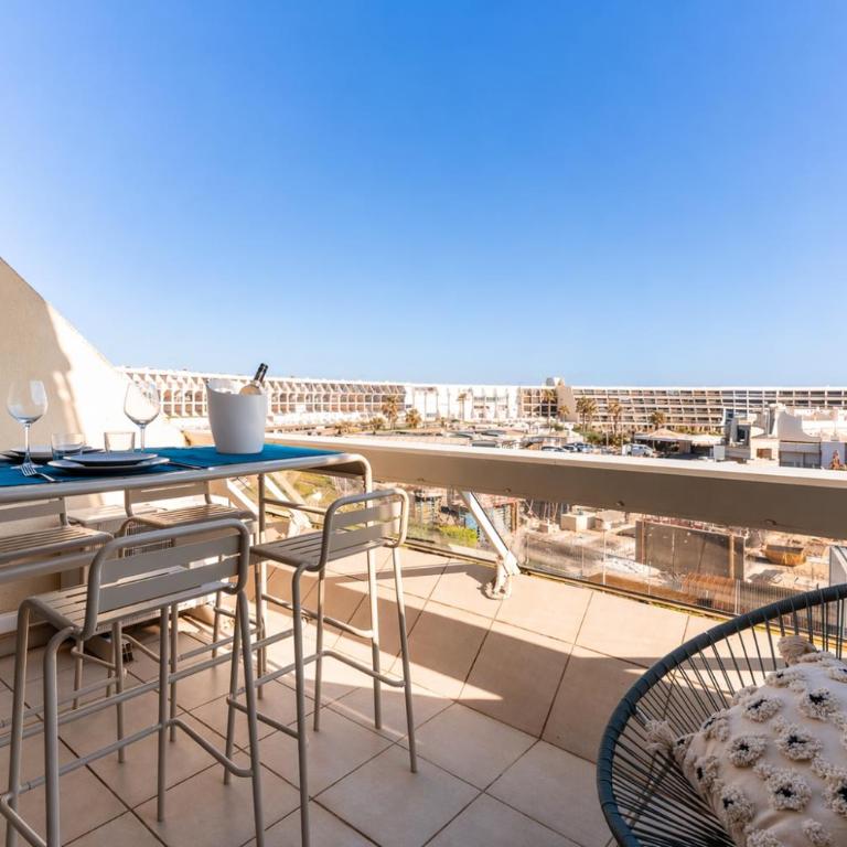 Cap Paradize - Vue Mer - Heliopolis - Parking - Climatisation - Village Naturiste - Apartment mit 1 Schlafzimmer - 19