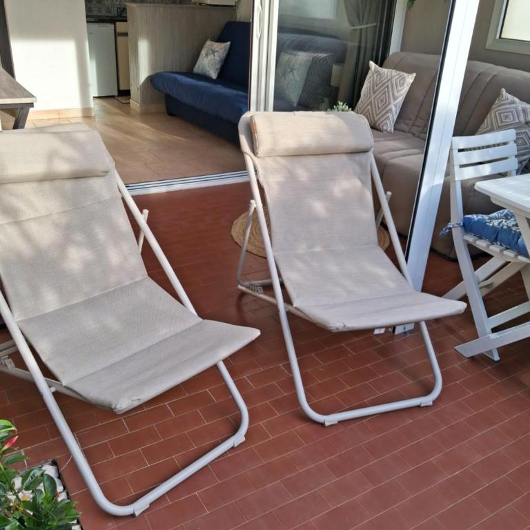 Studio classé 1 étoile RDC piscine et parking proche plage Grazel - Appartamento con 1 Camera da Letto - 7