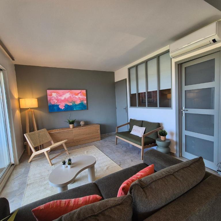 T3 neuf vue mer, à 300m de la plage, piscine et parking privé - Apartamento de 2 dormitorios - 2