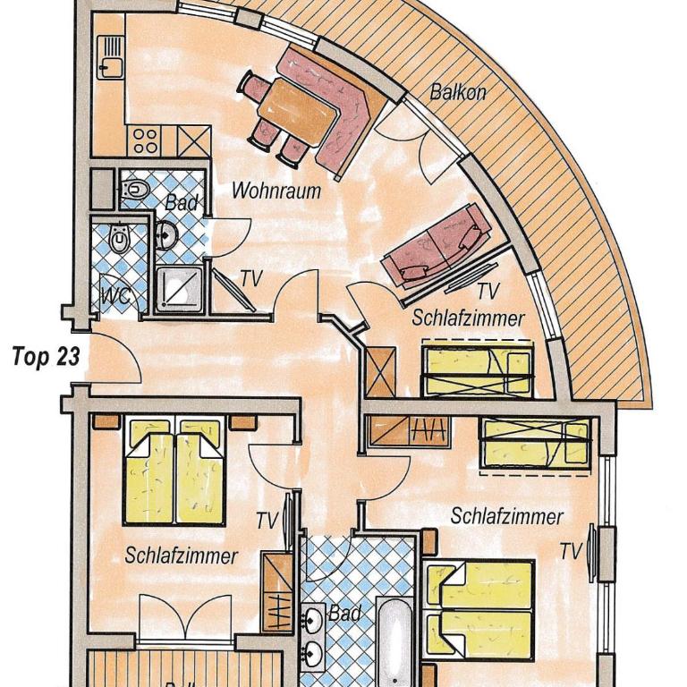 Appartementhaus Alpenpark - Apartment mit 3 Schlafzimmern - 4