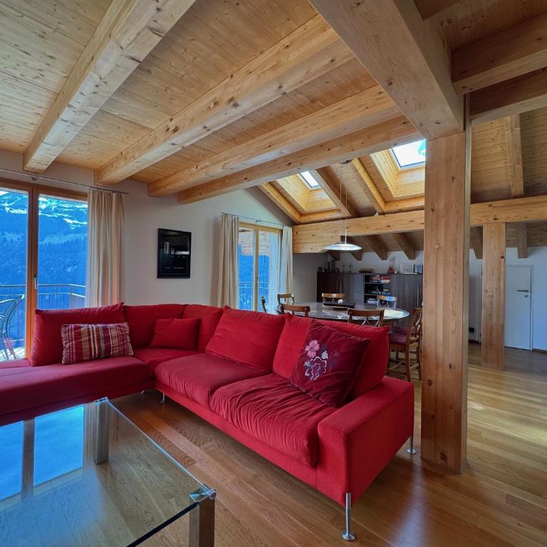 Chalet Wyssbirg 1 - Apartment mit 4 Schlafzimmern und einem Balkon - 3