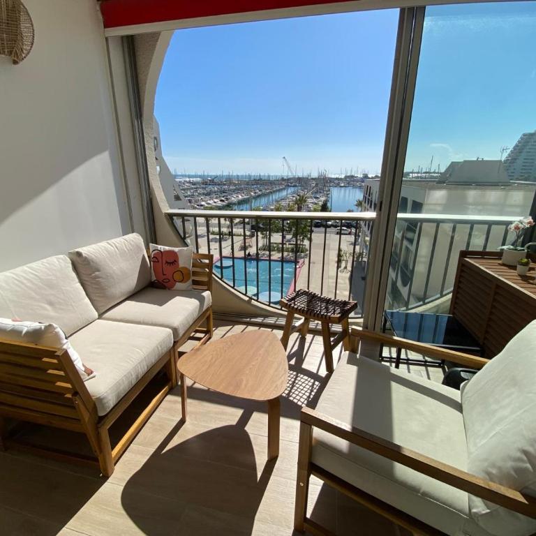 BEL APPARTEMENT CENTRAL - Vue PORT Et MER - Parking - Clim - WIFI - Apartment mit 1 Schlafzimmer - 1