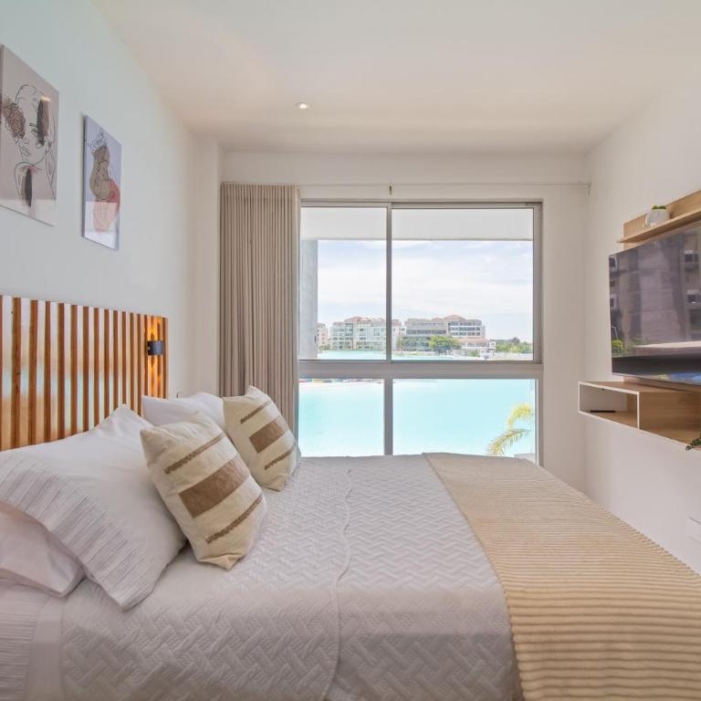 Baia Kristal Cartagena by HostPro - One-Bedroom Apartment with Lake View - 11