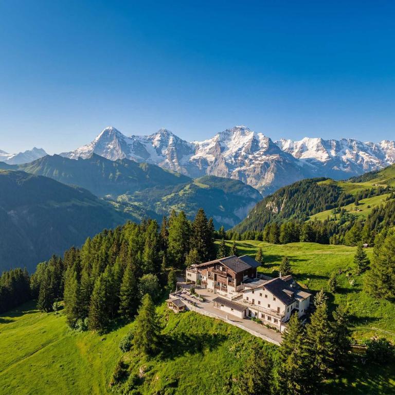 Waldhotel Fletschhorn Private Whole Hotel in Saas-Fee 360 Alpine Views & Sauna - Chalet - 1