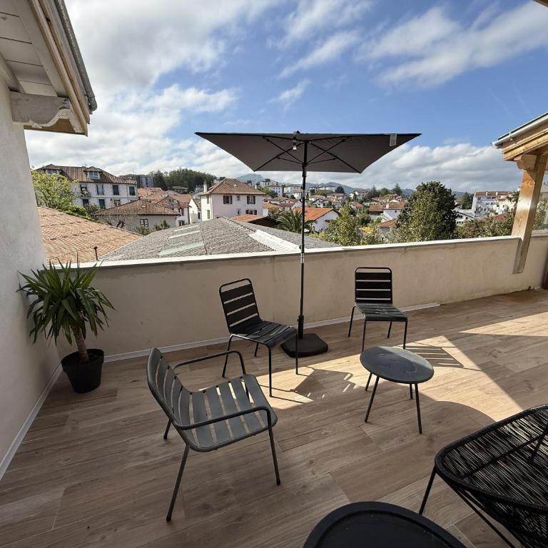 Le Loft Basque Hendaye - Terrasse cuisine 36m2 - clim - Appartement 3 Chambres - 76