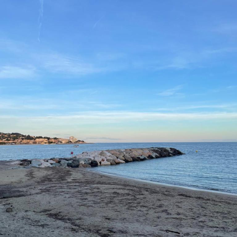Ville et plage a pied, air conditionné et parking privé, Baie de St Tropez - Apartment mit 1 Schlafzimmer - 22