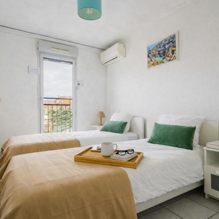 Evasion T3 4 étoiles entre Port et Calanques - Parking Privé, Plages 10mn à pied - Apartment mit 2 Schlafzimmern - 10