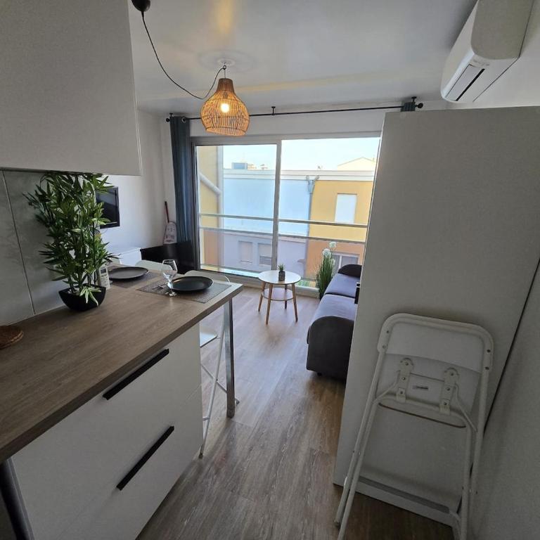 Palavas Bel Appartement rénové 4 personnes avec clim Les Palmiers - Appartement 2 Chambres - 8