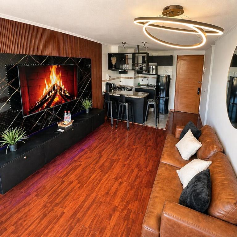 Escapate a Viña Private Cinema Experience Depto - Two-Bedroom Apartment - 11