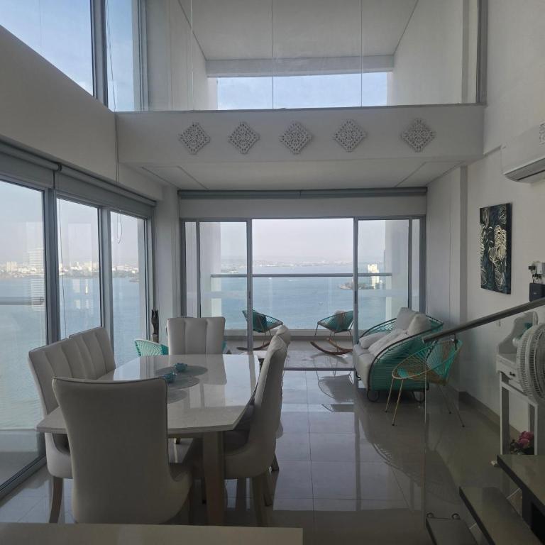 BOCAGRANDE CARTAGENA -Vista aL mar, bahía y ciudad antigua - 3 balcones - Apartment - Split Level - 16