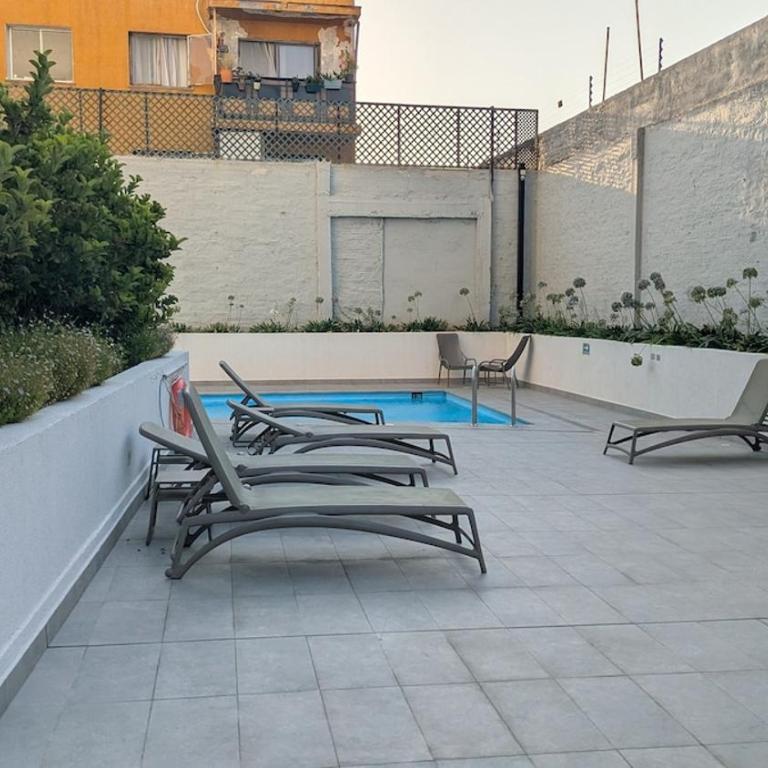 Modern Apartment with Terrace and AC near Metro Nuble - Apartamento de 1 dormitorio - 18