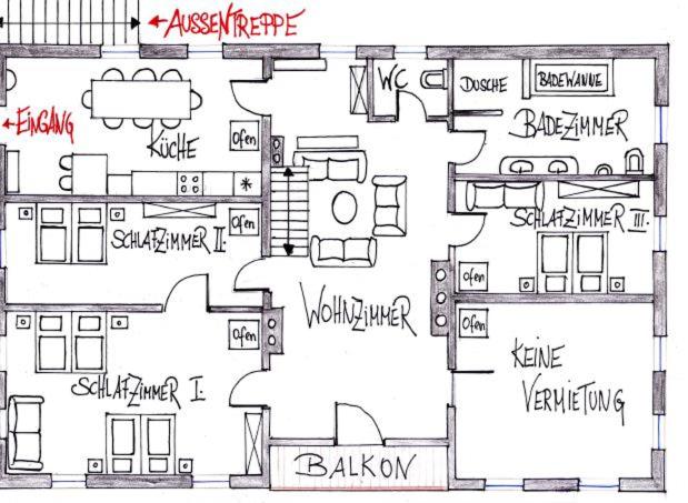 Ferienwohnung Moarhofer - Apartment mit 3 Schlafzimmern - 47