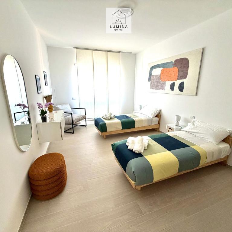 Lumina - Light Stays - Nuovissimo Attico con 2 Bagni - Two-Bedroom Deluxe Apartment with Balcony - 23