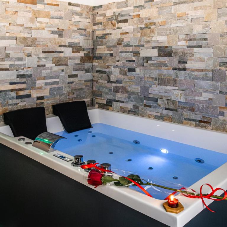 Suite&Spa -Love Room Jacuzzi&Sauna Privatif Vienne - Appartement 1 Chambre - 5